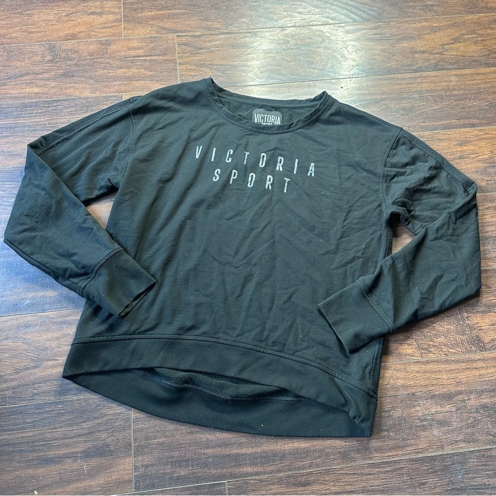 Victoria Sport Black Crewneck Sweatshirt